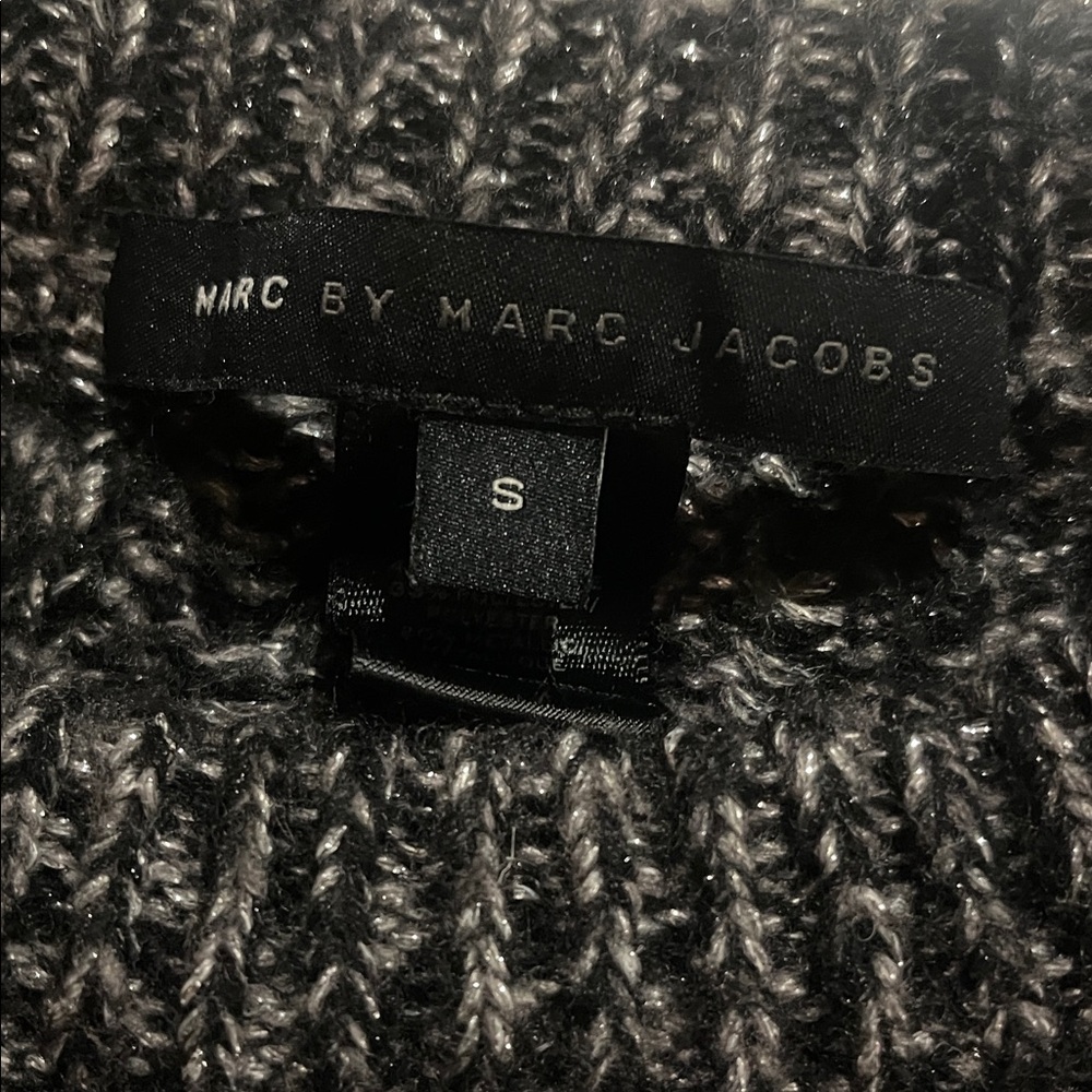 Marc By Marc Jacobs Charcoal and Black Knit Sweater